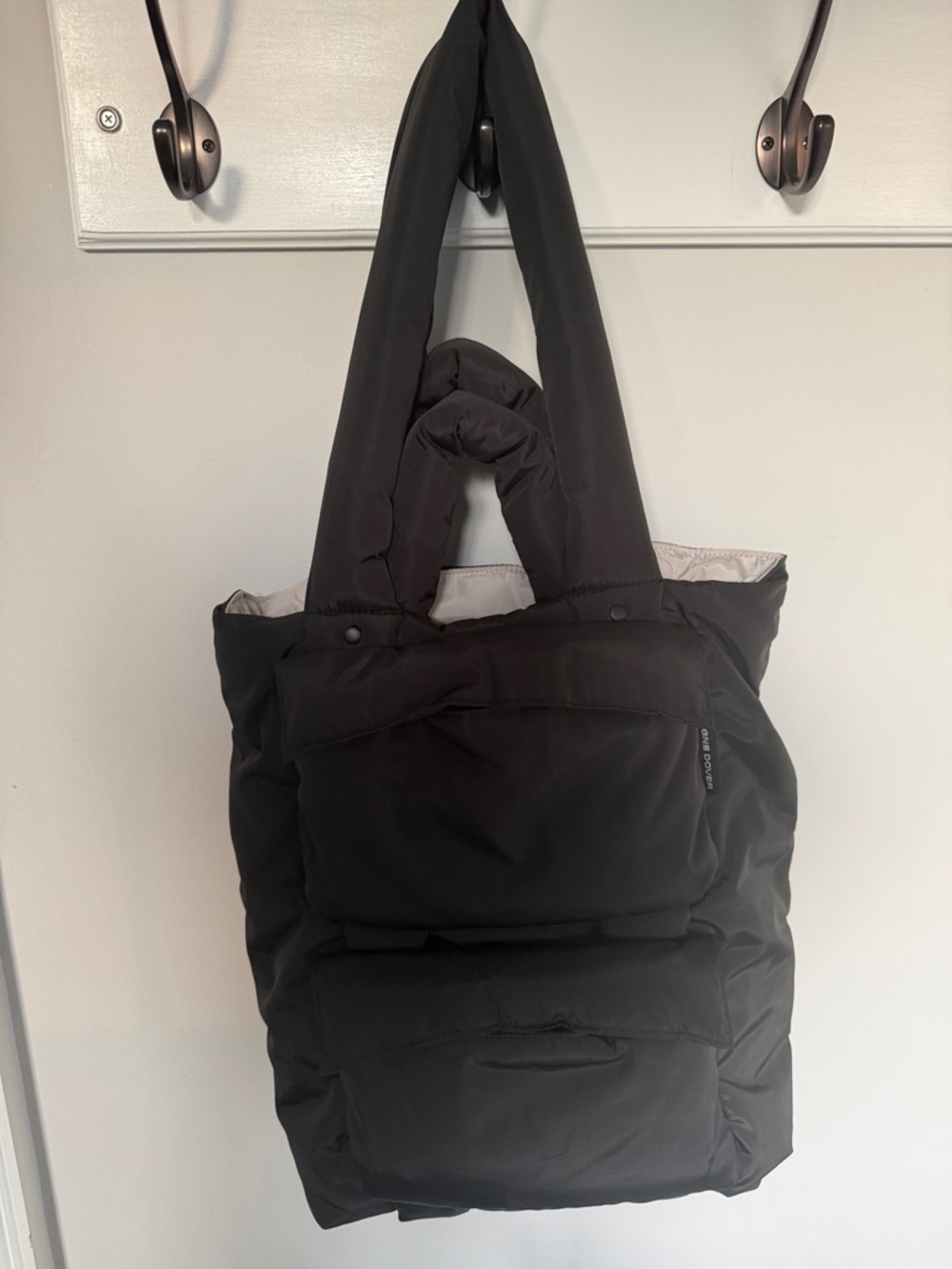 Dagne Dover Jemi Cargo Tote in Onyx